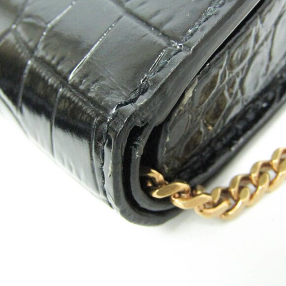 SAINT LAURENT Black Leather Wallet - Picture 7 of 12